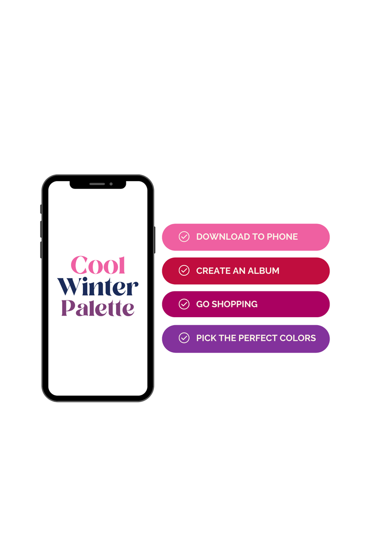 Phone Palette (Cool Winter)