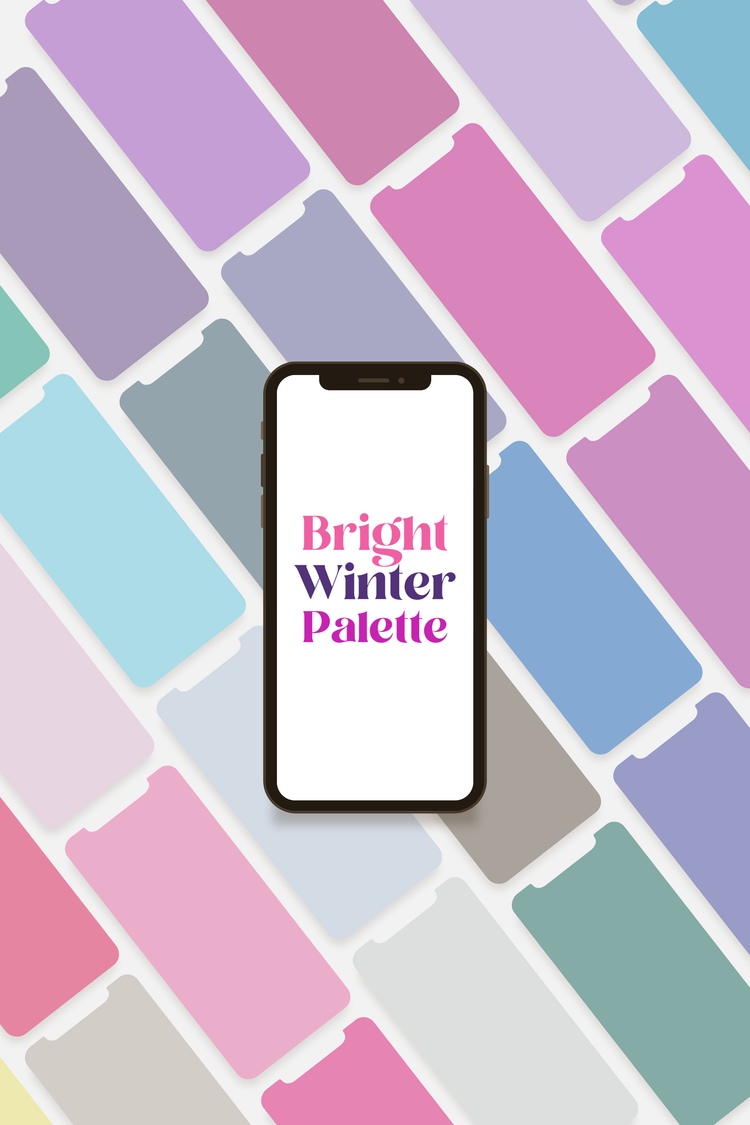 Phone Palette (Bright Winter)