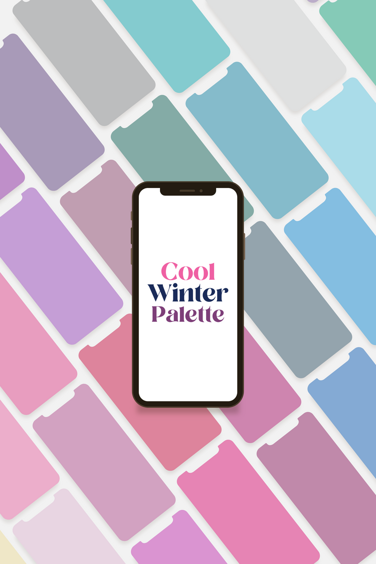 Phone Palette (Cool Winter)