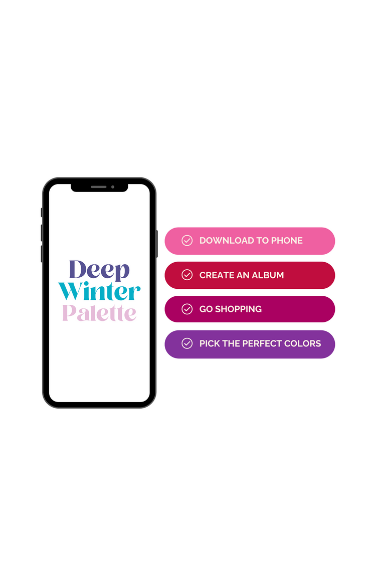 Phone Palette (Deep Winter)