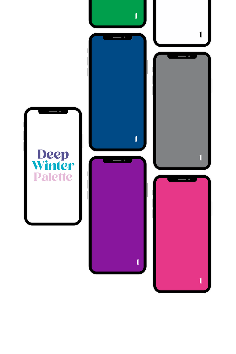 Phone Palette (Deep Winter)